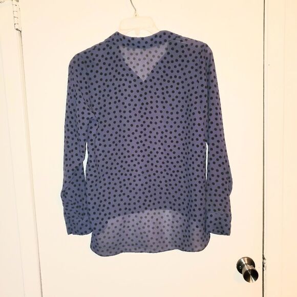 BCBGeneration Purple Polka-dot blouse - Picture 5 of 5
